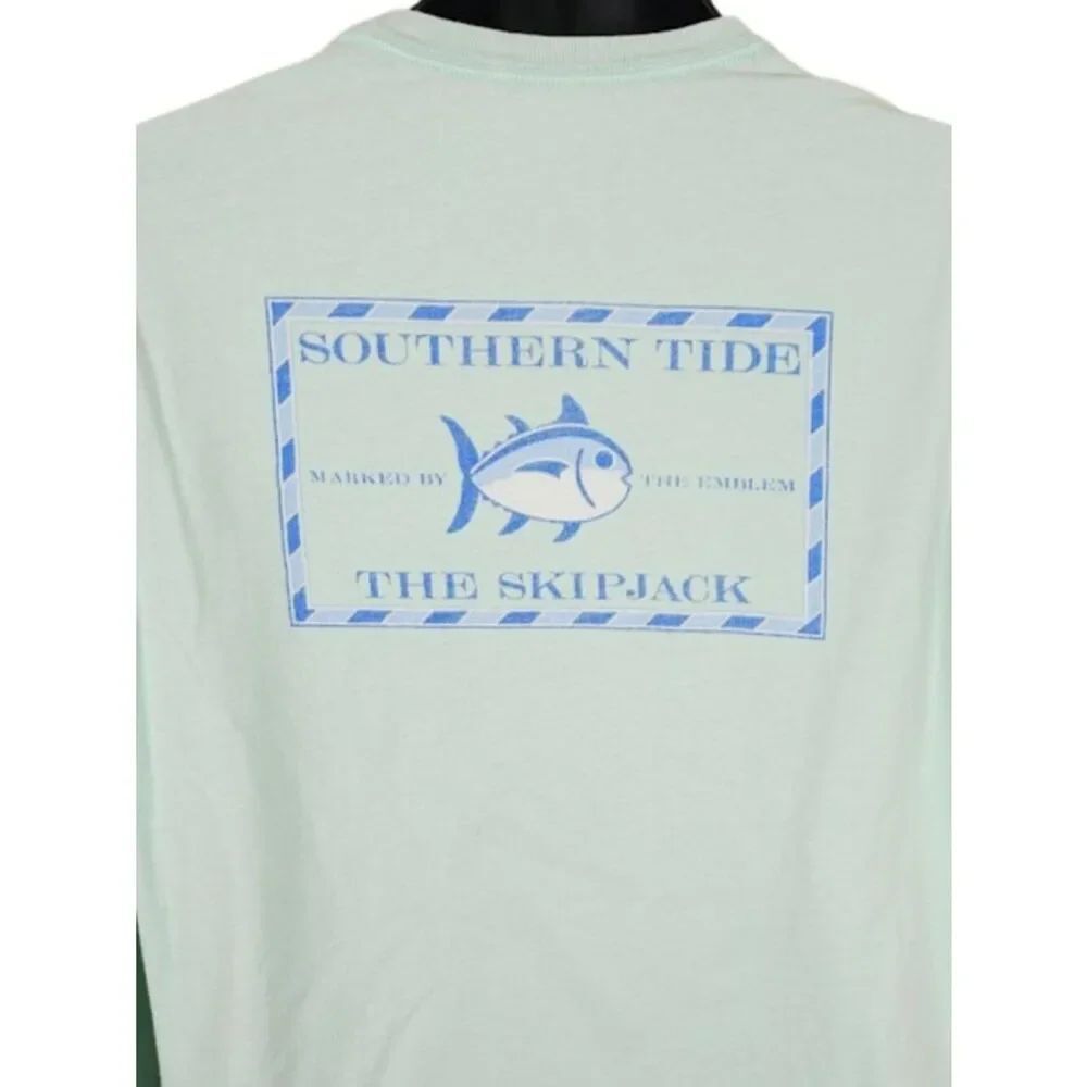 Skipjack Tuna T Shirt Mens Size Large Blue Sport Fishing Southern Tide